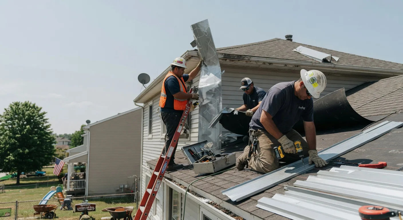 Storm Damage Metal Roof Repair in Far Hills, NJ